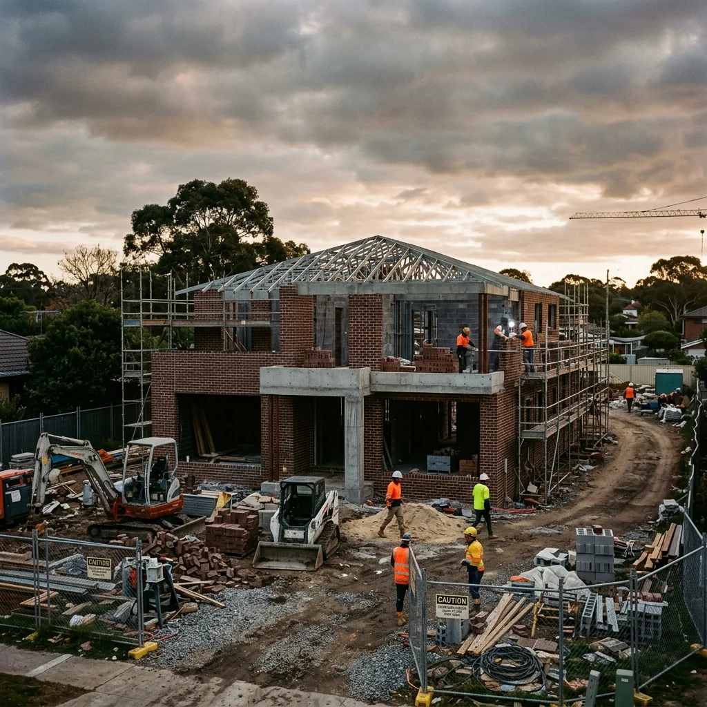 Chantier de maçonnerie