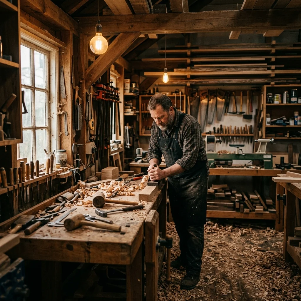 Atelier de menuiserie bois