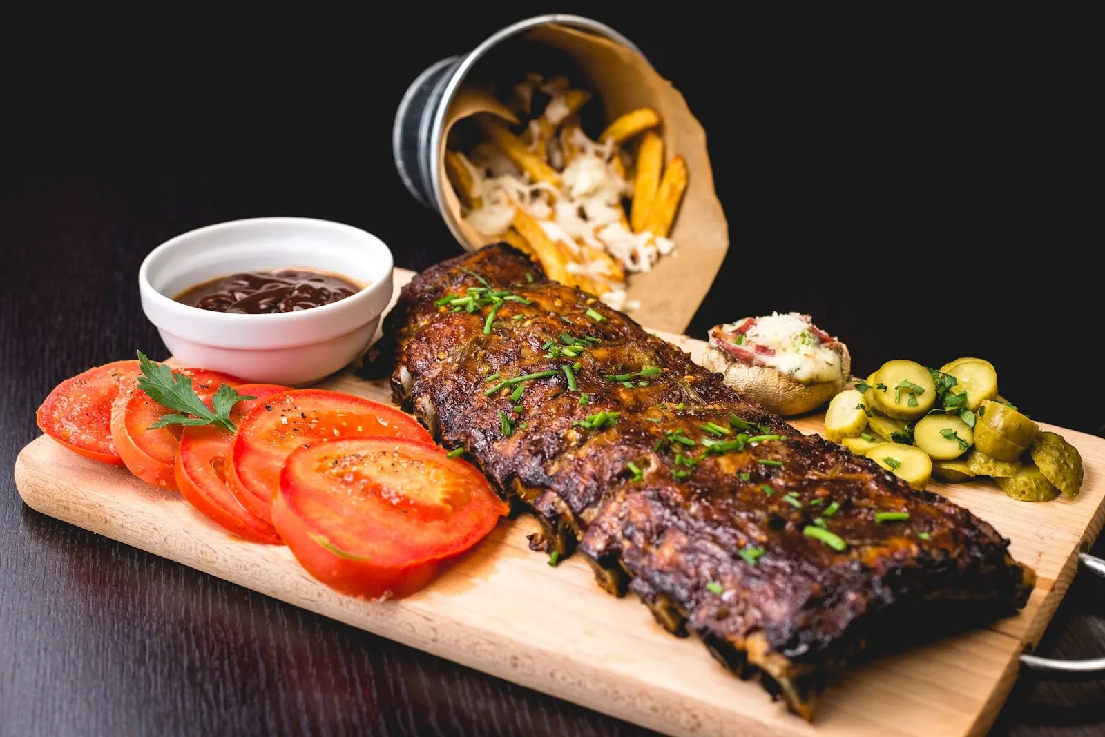Plat gastronomique