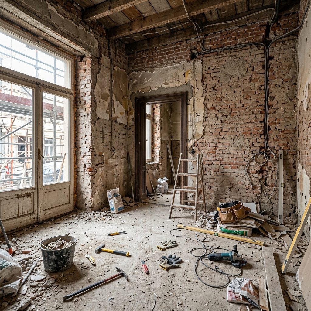 Appartement en travaux (Avant)